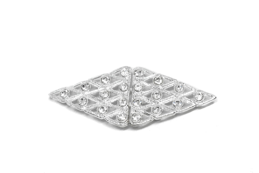 Diamond-Shaped Rhinestone Connector - Target Trim