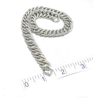 Silver Double Link Etched Chain (Aluminum) - Target Trim