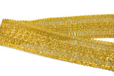 Metallic Gold or Metallic Silver Sequins Trim (1.75")- 1 Yard