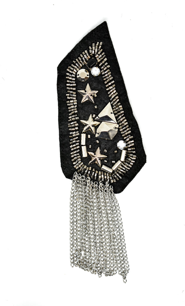 Rhinestone and Studded Epaulets - Target Trim