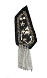 Rhinestone and Studded Epaulets - Target Trim