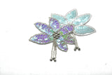 Sequins & Beaded Flower Patch Applique 3.50" x 3.50" | Flower Patch Applique
