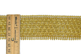 Rippled Wavy Metallic Trim 1.75" - 1 Yard