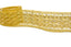 Three-Layer Wavy Metallic Gold Trim 1.75