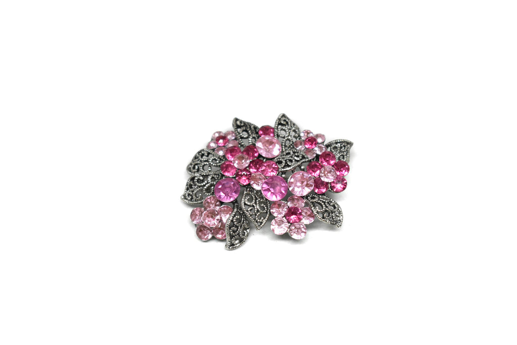 Rhinestone Flower Bouquet Brooch - Target Trim