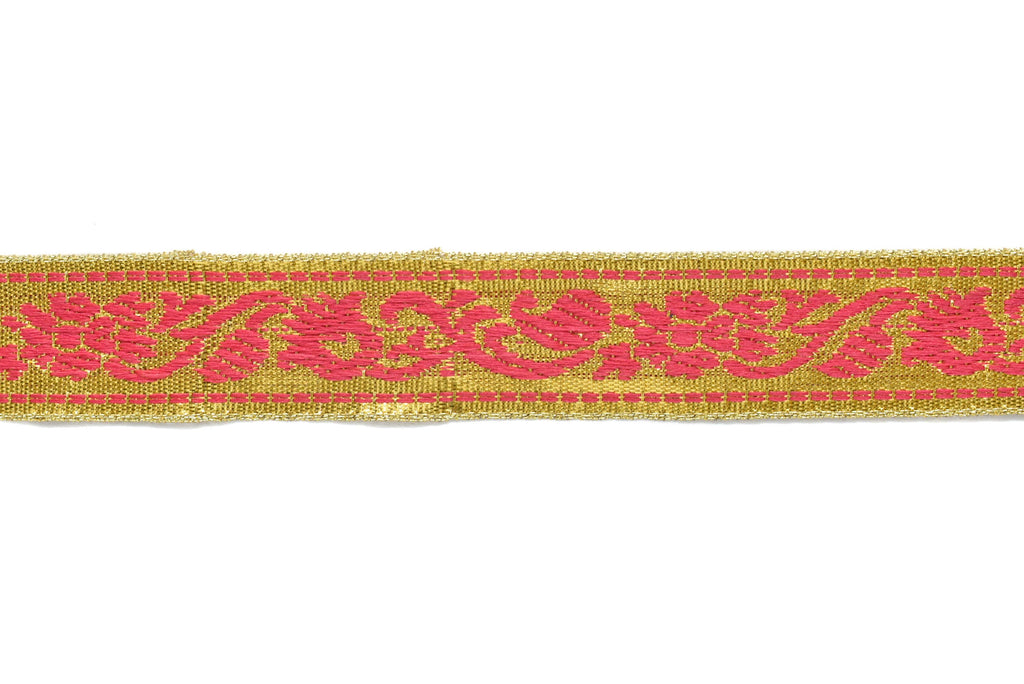 Metallic Jacquard Ribbon (8 Colors!) 0.90" - 1 Yard