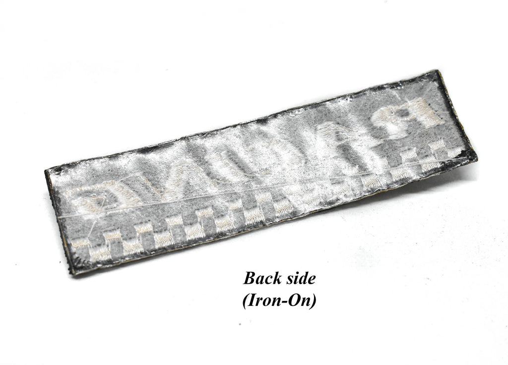 Racing Iron-On Patch 3.75" x 1" | Racing Patch Applique