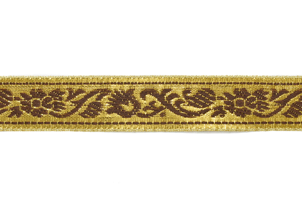 Metallic Jacquard Ribbon (8 Colors!) 0.90" - 1 Yard