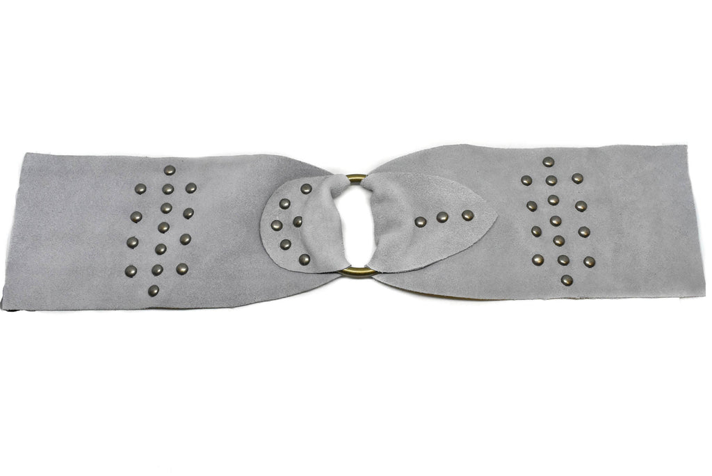 Studded Suede Belt Buckle Connector - Target Trim