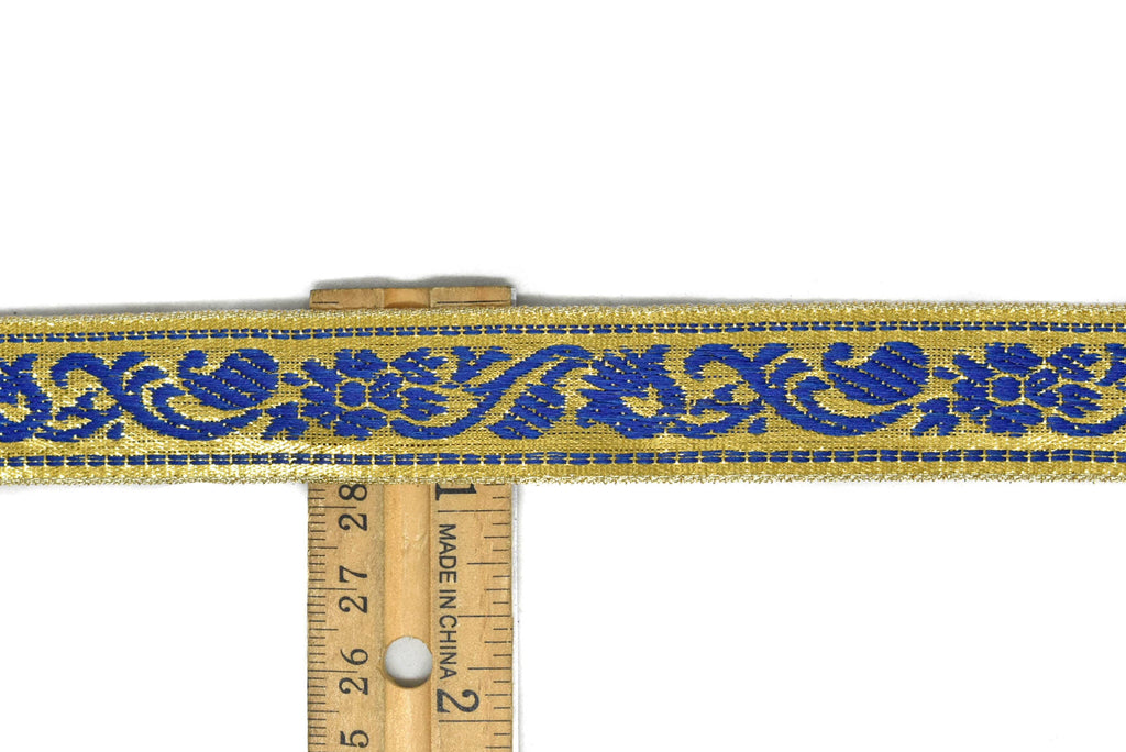 Metallic Jacquard Ribbon (8 Colors!) 0.90" - 1 Yard