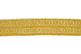 Metallic Gold Patterned Sari Border Trim 1.90" - 1 Yard