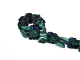 Sequins Beaded Green Flower Applique - Target Trim