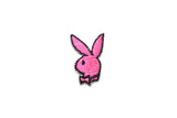 Embroidered Bunny with Bowtie Iron-on Patches 1" x .75" | Bunny Patch Applique - Target Trim