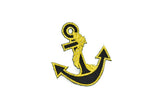 2" x 1.2"Anchor with Rope Embroidered Iron-On Patch