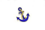 2" x 1.2"Anchor with Rope Embroidered Iron-On Patch