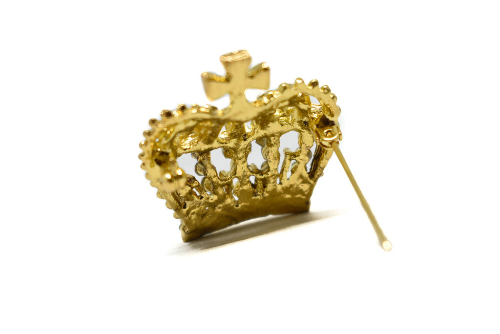 Crown Rhinestone Brooch - Target Trim