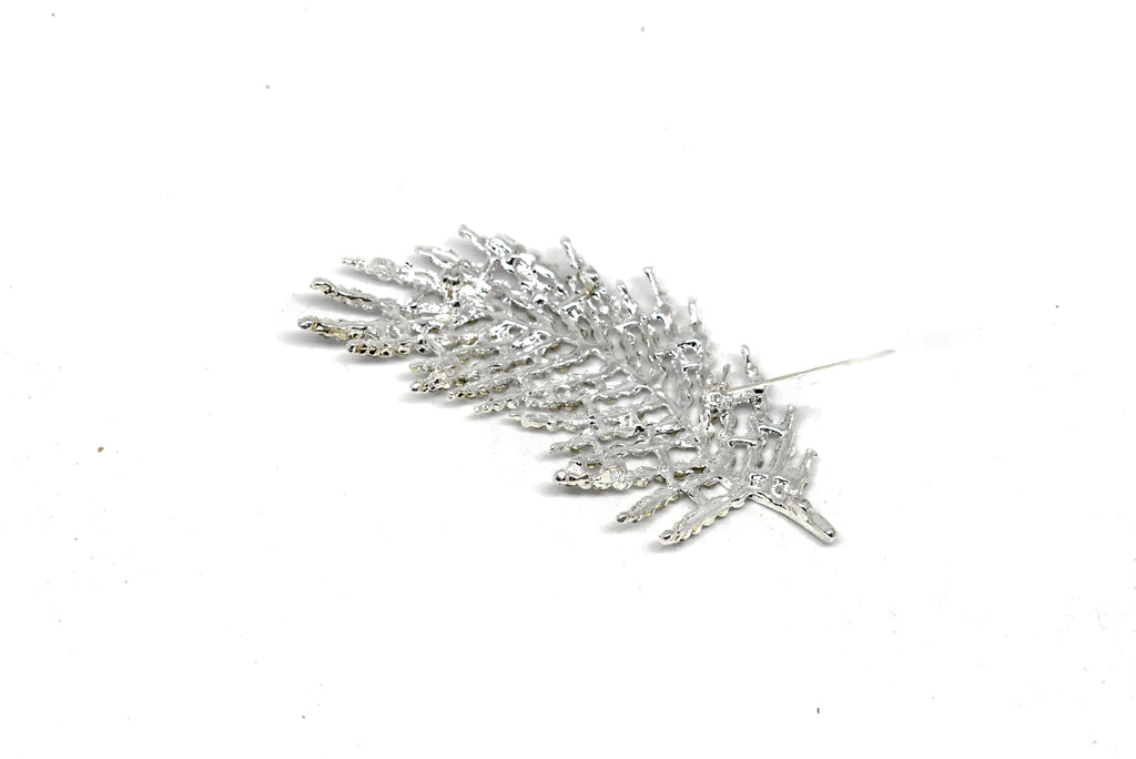 Feather Rhinestone Brooch Target Trim