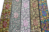 Floral Jacquard Ribbon 2.25" - 1 Yard