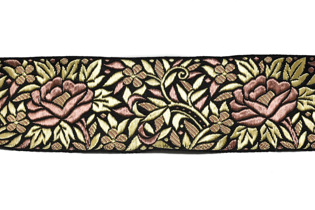 Floral Jacquard Ribbon 2.25" - 1 Yard