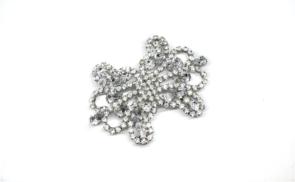 Crown Shaped Rhinestone Connector - Target Trim