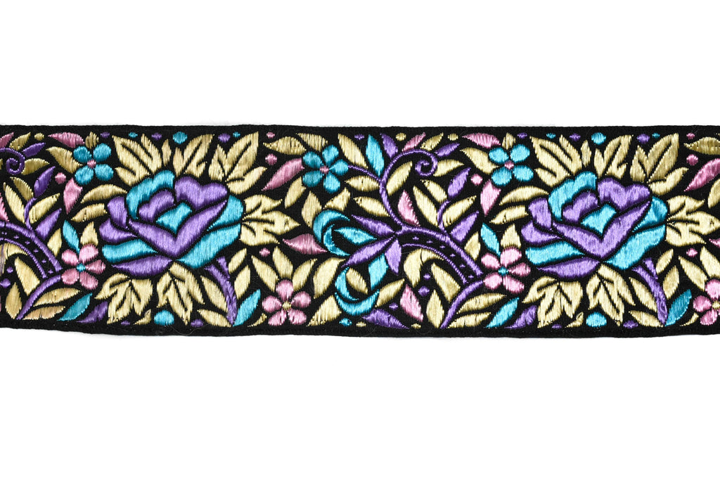 Floral Jacquard Ribbon 2.25" - 1 Yard