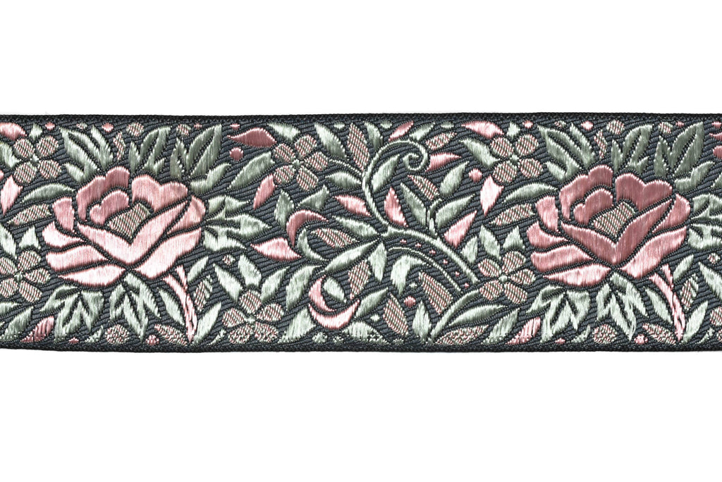 Floral Jacquard Ribbon 2.25" - 1 Yard