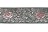 Floral Jacquard Ribbon 2.25" - 1 Yard