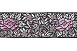 Floral Jacquard Ribbon 2.25" - 1 Yard