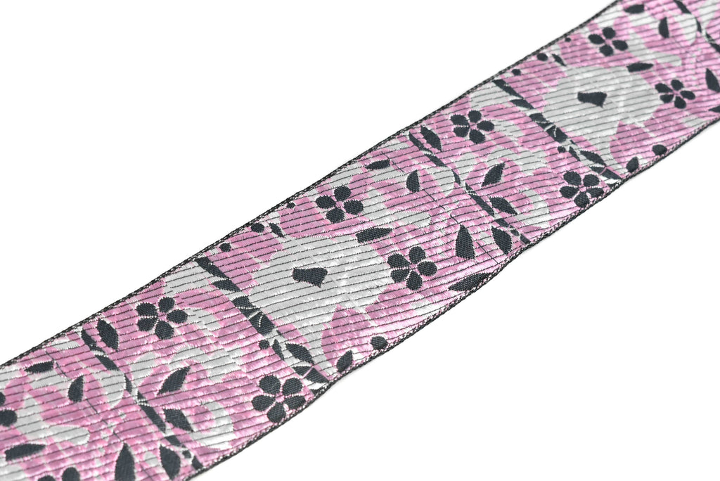 Floral Jacquard Ribbon 2.25" - 1 Yard