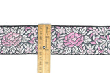 Floral Jacquard Ribbon 2.25" - 1 Yard
