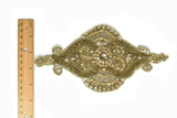 Unique Gold & Silver Appliques 8.50" x 4.50" | Patch Applique - Target Trim