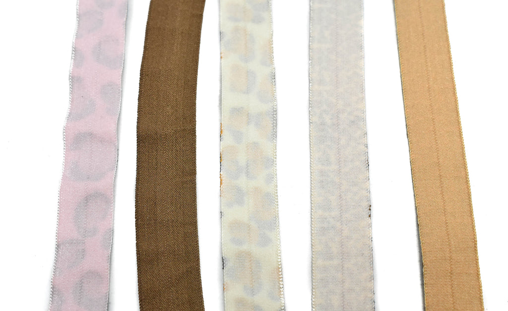Assorted Cheetah Print Elastics Trim 0.63" | Elastic Trim | Printed Trims - Trim