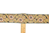 Floral Jacquard Ribbon 1.90" - 1 Yard