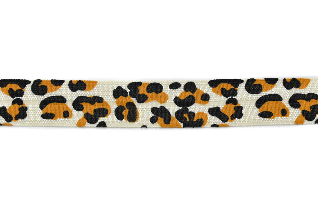 Assorted Cheetah Print Elastics Trim 0.63" | Elastic Trim | Printed Trims - Trim