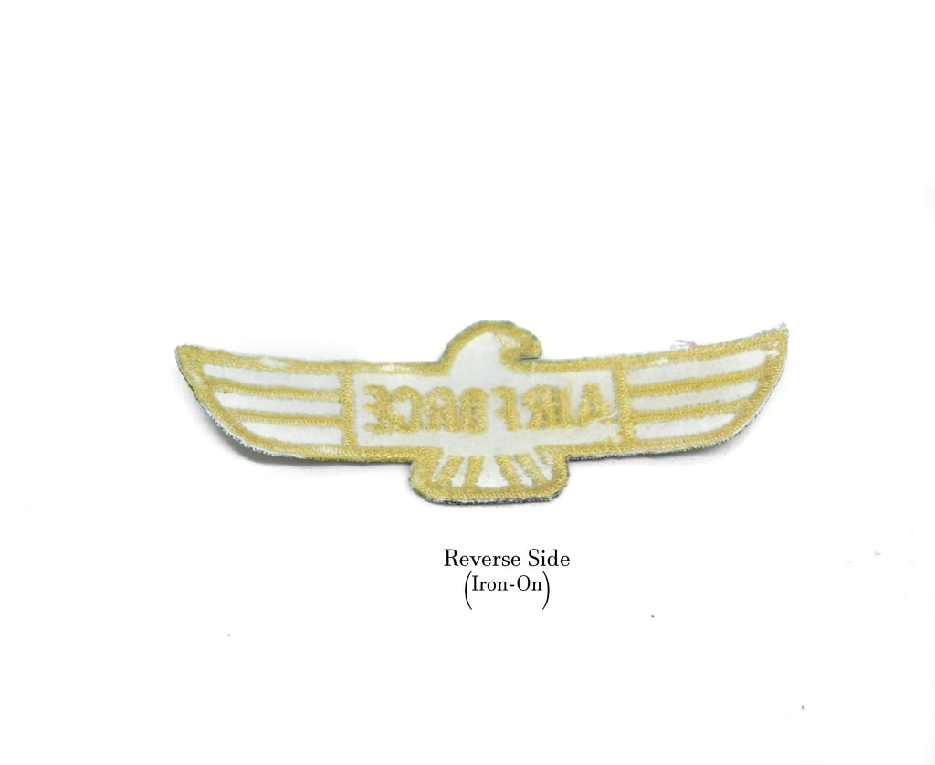 US Air Force Embroidered Iron On Patch 2.75" x .75"