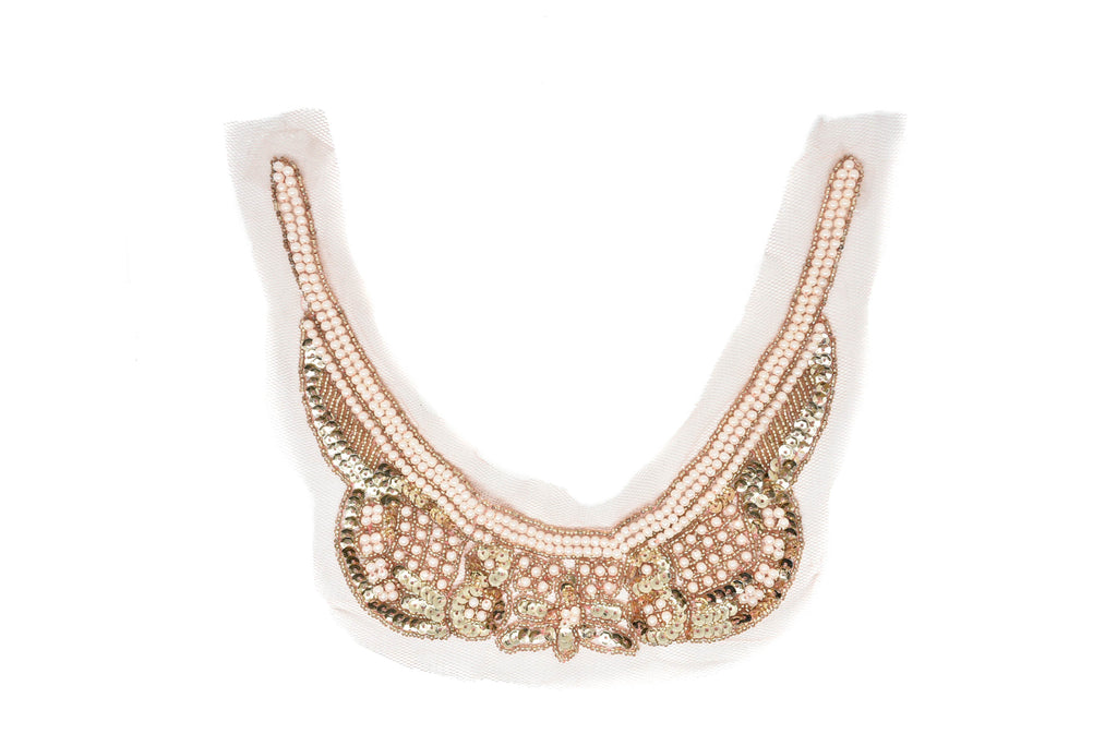 Elegant Pearl, Sequin Applique 9" x 7"