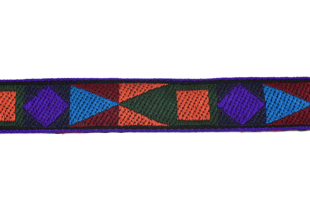 Native Print Cotton Webbing 1.25" - 1 Yard