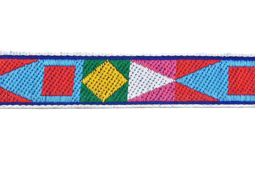 Native Print Cotton Webbing 1.25" - 1 Yard