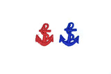 Embroidered Ship Anchor Iron-On Patch Applique 1.50" x 1" | Anchor Patch Applique - Target Trim