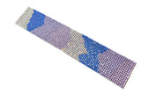 Tri-Color Rhinestone Applique 16" x 3.13" | Patch Applique - Target Trim