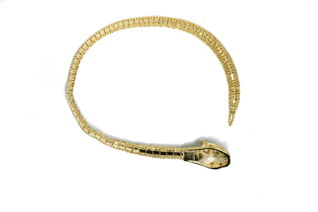 Rhinestone Gold Tiger Metal Applique 16" x 1.25" | Tiger Patch Applique - Target Trim