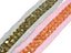 Chunky Rhinestone Trim with Net Lace 2.75