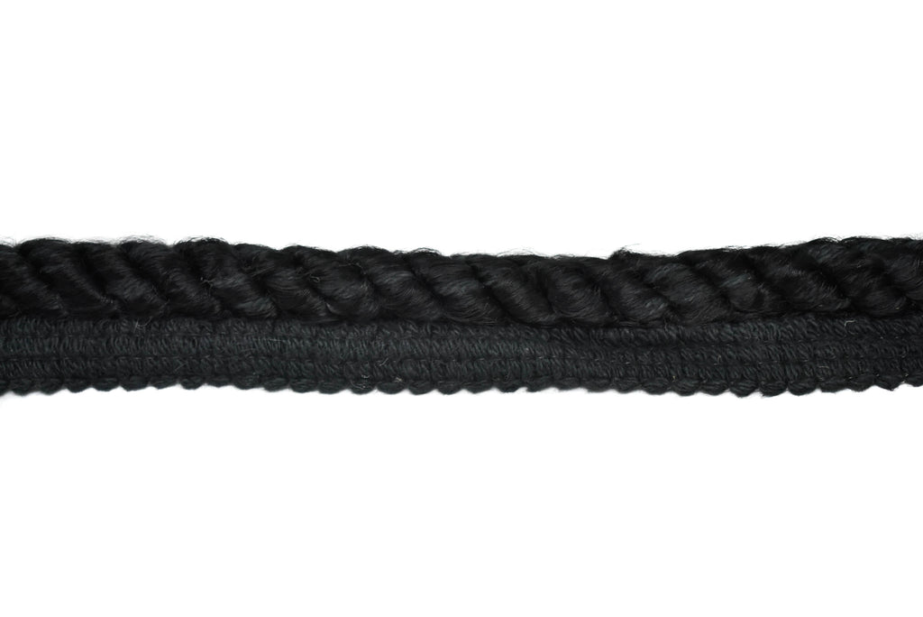 Black Twisted Cord on Tape