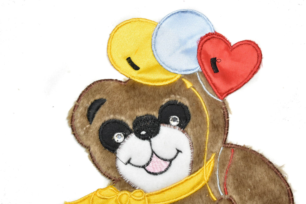 Smiling Bear Applique Patch 9" x 7" | Bear Patch Applique - Target trim