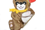 Smiling Bear Applique Patch 9" x 7" | Bear Patch Applique - Target trim