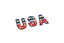 Embroidered USA Iron-On Patch
