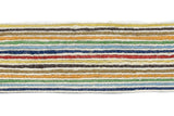 Assorted Colorful Striped Burlap Tape - Trim
