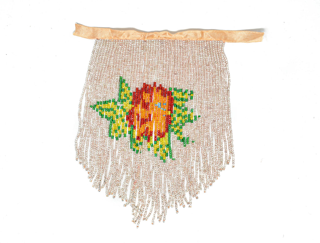 Beaded Floral Fringe Trim 4.50" x 6.50" - 1 Yard