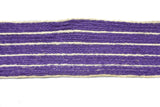 Assorted Colorful Striped Burlap Tape - Trim