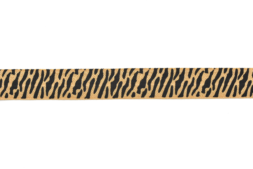 Assorted Tiger Print Elastic 0.63" | Tiger Printed Elastic Trim | Elastic Trim | Trim